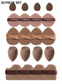 5/10/20/30/40/50/60/80/100PCS Makeup Tools Set Including:10PCS Makeup Sponges For Liquid Makeup+10PCS Mini Makeup Sponges For Liquid Makeup+10PCS Triangle Powder Puffs For Loose Powder And Makeup Setting+10PCS Air Cushion Powder Puffs For Facial Makeup+10PCS Mini Air Cushion Powder Puffs For Facial Concealer Makeup,Makeup,Cheap,Room Decor,Vanity,Travel,Bedroom,Makeup Accessories,Puff,Makeup Blender,Powder Puff,Makeup Sponge,Cheap,Stocking Stuffers,Makeup,Makeup Tools,Cheap Stuff,Gifts,Gifts For Women,Christmas Gifts - 彩色 - 查看 16