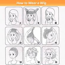 Tóc giả bằng tóc thật ngắn 6 inch - Kiểu tóc xoăn Pixie thanh lịch không ren, mật độ 150%, mũ lưới hoa hồng không keo - Quà tặng năm mới lý tưởng cho mẹ - màu đen - Xem 10