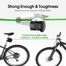 Bicycle Tow Rope Flexible Retractable Bicycle Tractor Mountain Bike Pull Rope Bicycle Trailer Rope Outdoor Tools