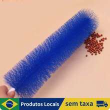 Escova De Ventilador Flexível Microfibra Removedor De Poeira Doméstica Limpeza Dobrável Ar Condicionado Obturador - Cinza - Visão 4