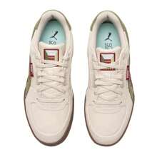 Puma Caven 2.0 Lux Greenside男鞋女鞋情侶運動鞋板鞋低筒休閒鞋 400711-01 - 暗紅色-雪白-樹膠色 - 查看 4