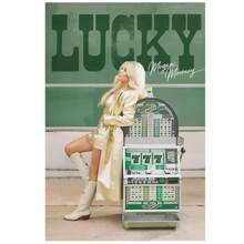 1pc Canvas Art Print, "Lucky" Anime, Wood Framed Painting (1) Thickness 2. 5 Cm/ 1 Inch-Home Decoration For All Occasions,Ideal New Year, Valentine's Day,Thanksgiving,Easter,Christmas Gift,Room Decoration Aesthetic,Wall Decoration Art,Perfect Gift,Autumn And Winter Wall Decoration,Living Room Decoration, Bedroom Decoration, Kitchen Decoration, Entry Decoration, Bathroom Decoration, Direct Wall Painting, High Quality Wall Painting Poster,Modern Home Decoration Stretched And Framed Ready To Hang - Black - View 1