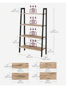 Garage Integrated Storage Racks - Camel Brown + Black - View 3