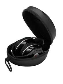 1pc Oval Shaped Headphone Case, Suitable For Recording Studio Style Headphones, Earphone Carrying Pouch