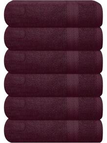Ultra Soft 8-Piece Towel Set -% Ring Spun Cotton, 2 Oversized Bath Towels 27x54, 2 Hand Towels 16x28, 4 Wash Cloths 13x13 - Daily Use, Hotel & Spa - Olive Green, Luxury Towel Set - 勃根地 - 查看 1