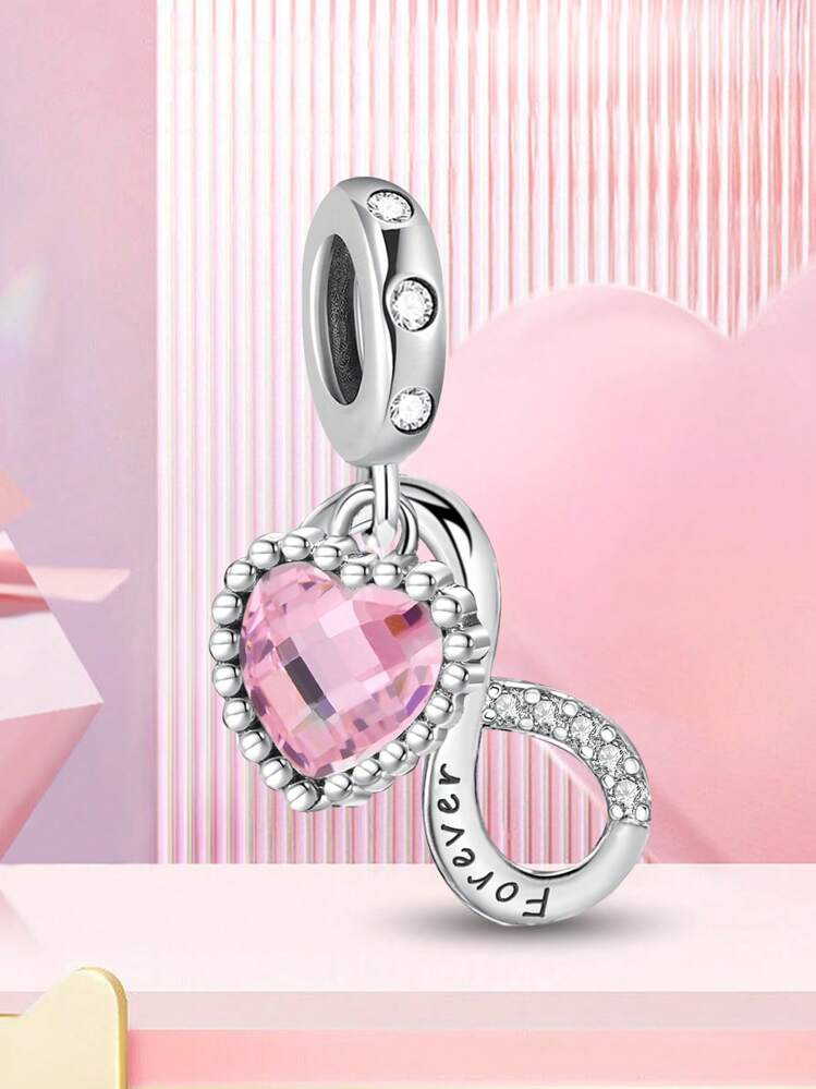 Bracciale Donna Infinito con Cuore in Argento 925 Braccialetti