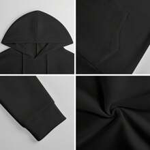 Dirigeable Mené Hoodie, Suitable As A Gift - Black - View 3