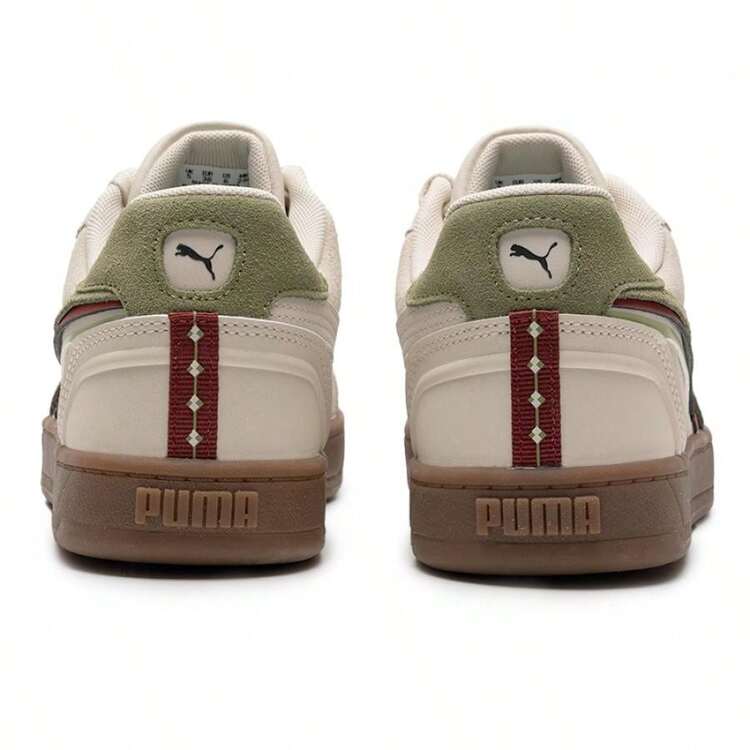 Puma Caven 2.0 Lux Greenside男鞋女鞋情侶運動鞋板鞋低筒休閒鞋 400711-01 - 暗紅色-雪白-樹膠色 - 查看 5