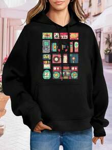 Vintage Never Forget Women's Sweatshirt Classic Retro T-Shirt Style