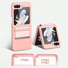 1 件多色可折叠 PU 皮革翻盖保护套，带肩带，可扩展保护壳带支架，时尚个性化，兼容三星 Galaxy Z Flip 6/Z Flip 5/Z Flip 4/Z Flip 3