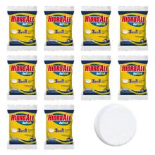 Kit 10 un Cloro em Pastilha 200g Hidroall para Piscina Limpeza e Manutenção para  Clorador Flutuante - Branco - Visão 7