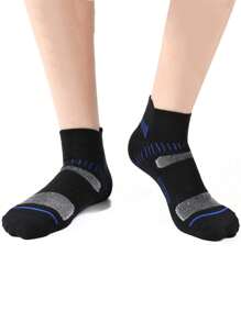 1 双柔软透气网眼船袜，防滑防摩擦运动短袜，适合旅行、跑步等活动，男女通用成人尺码 - 彩色 - 查看 10