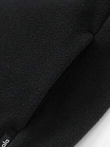 Balabala Unisex Young Girl Anti-Static Fleece Jacket, Parent-Child Outerwear For Spring & Autumn - Black - View 9