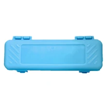 Kit 5 Plastic School Pencil Cases For Parties Birthday Souvenirs - 黃色 - 查看 2