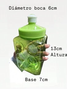 10 Vaso Tipo Bloque Tapa Chupon, 500ml Fiestas Regalo Bautizos Cumpleaños Apilables - Multicolor - Ver 2