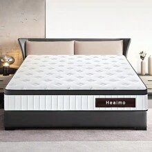 Colchón Matrimonial Memory Foam Mas Dos Almohadas Blanco - Blanco - Ver 4