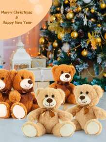 30 cm/11,8 inch Kawaii Plushie Bear Animal de pluș Ursuleț de pluș Jucării de pluș Ursuleț de pluș Pernă pentru soție Cadou de aniversare Cadou de Valentine pentru iubita cuplu Cadouri pentru copii Crăciun Decor acasă Cadouri de nuntă Halloween Baby Shower Decor de Crăciun, Perne, Cadouri, Pluș de pluș