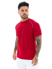 Kit 2 Camiseta Masculina Manga Curta Dry Fit Academia Fitness Blusa Lisa