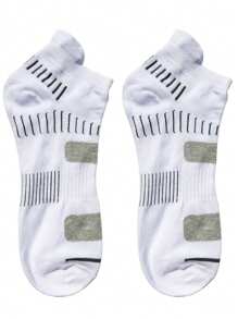 1 双柔软透气网眼船袜，防滑防摩擦运动短袜，适合旅行、跑步等活动，男女通用成人尺码 - 彩色 - 查看 8