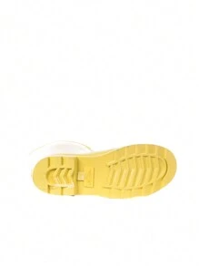 Women Forever Young 11Inch Ladies Rubber Rain Boot, - Yellow - View 3