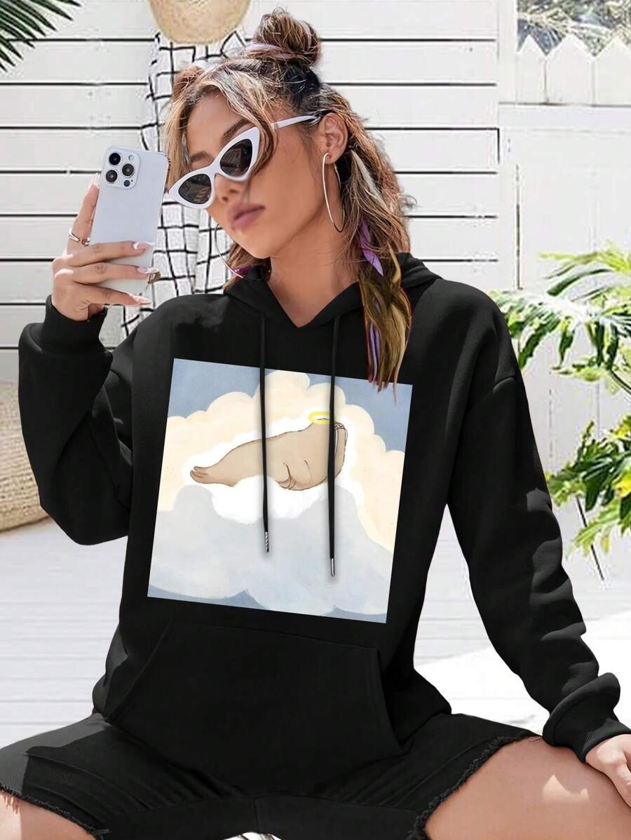 Klombadrov Women's Sky-High T-Shirt Jacket  Stylish Casual Tops - 黑色 - 查看 1