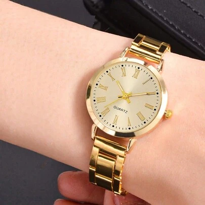 Reloj de mujer de estilo lujoso, pequeño, sencillo, creativo, precioso y romántico con movimiento de cuarzo. Regalo de cumpleaños, San Valentín, Acción de Gracias para ella, regalo romántico
