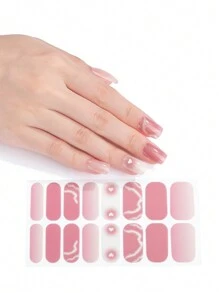 Mahonie Nieuwe Japanse En Zuid-Koreaanse Nagelsticker Waterdichte Nagelolie Film Warm Geverfd Online Rode Ins Nagelsticker Mix Ontwerpen Rode Nagellak Strips Met 1pc Nagelvijl Set Nagelkleur Strips Gel Nagel Wraps Voor Vrouwen Gel Nagelkunst Stickers Decals Manicure Kit Rode Serie Nagellak Stickers