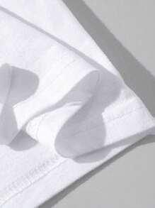 Women's  Don't Need Your Attitude, I Brought My Own Valentines Day T-Shirt, 220gsm Round Neck Casual Heavy Pure Cotton T-Shirt (1 PC) - 白色 - 查看 5