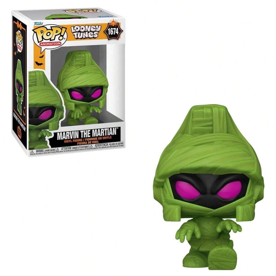 Funko Pop! Looney Tunes - Halloween Marvin The Martian (Mummy) #1674 - 彩色 - 查看 1