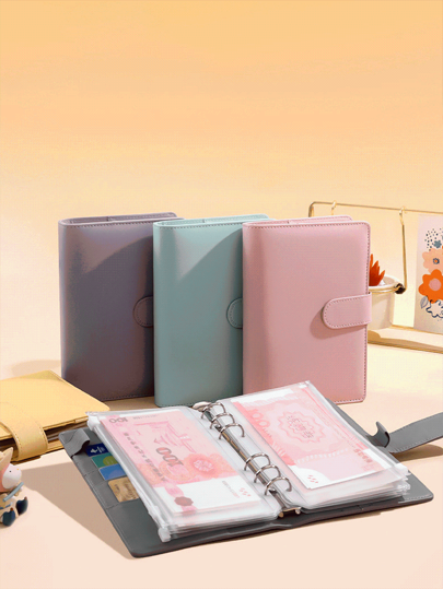 Budget Binder Cash Envelopes, For Budget Management, Cash Envelopes, Leather A6 Budget Binder With Zipper Envelopes