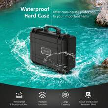 56x44x22cm Waterproof Hard Case Shockproof Camera Dustproof Protect Tool Box - Black - View 5