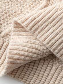 Freeform 春季女士长款毛衣，白色、黑色、粉色、棕色可选，时尚简约，商务休闲通勤优雅度假高端百搭显瘦胜利日可爱上衣韩版 - 杏色 - 查看 5