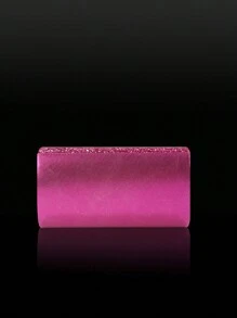 女士水钻晚宴手包，4 件套水钻耳夹新娘婚礼颈链手链吊坠，闪亮钱包，非常适合派对、婚礼、舞会、晚宴/宴会、婚纱、正式服装、舞会礼服、生日礼服