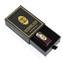 Aceite de perfume de azafrán dorado de 12ML (0,40 OZ) con caja de regalo negra de Intense Oud | Azafrán exótico, ámbar rico y vainilla dulce. - Floral - Ver 4