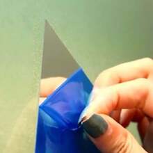 Flexible Mirror Sheets 60x150cm Large Mirror Wall Stickers Self Adhesive Mirror Tiles Acrylic Non-Glass DIY Mirror Paper Wall Decoration For Living Room Bedroom Bathroom Silver - 150x60cm - View 2