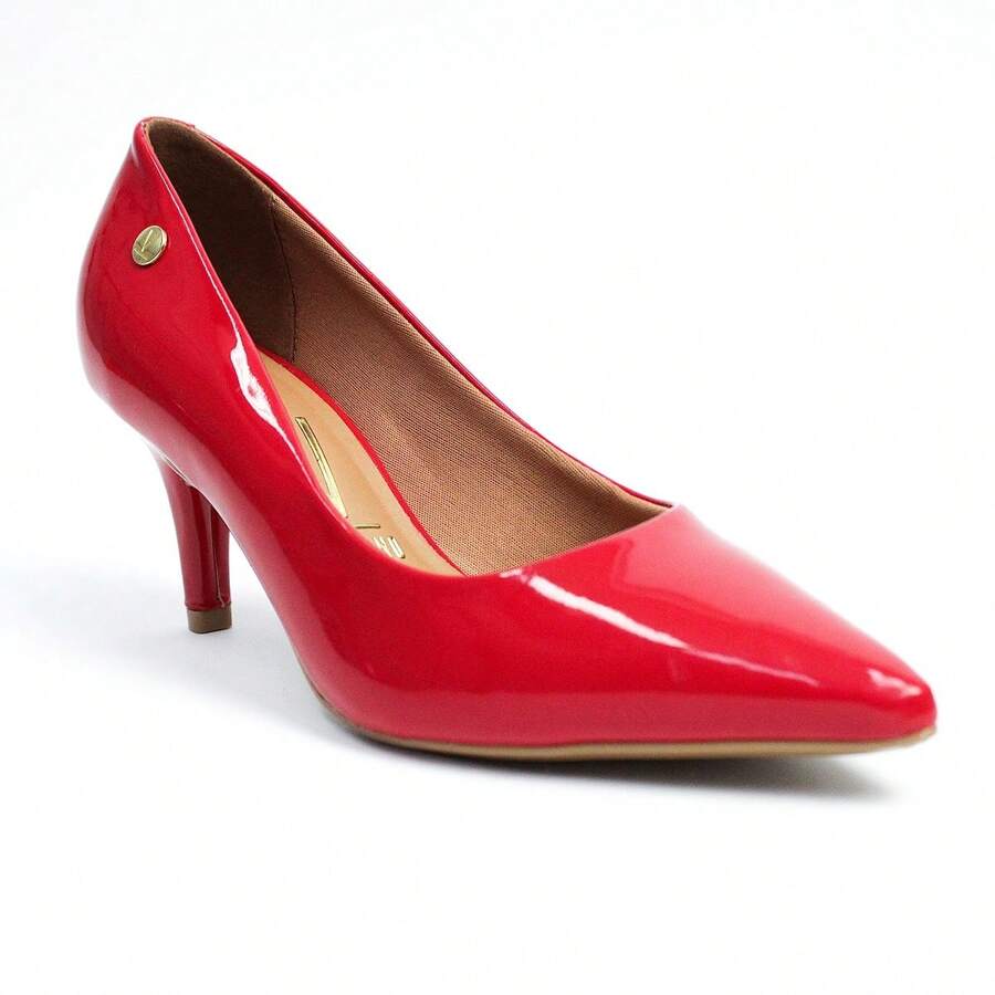 Vizzano Women's Pumps With Soft Low Heel Original - Red Varnish - View 1
