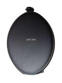 1pc Oval Shaped Headphone Case, Suitable For Recording Studio Style Headphones, Earphone Carrying Pouch