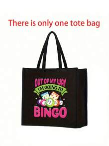 Bộ túi xách và ví chủ đề xổ số bi-a, bộ túi xách và ví đựng tiền xu dành cho nữ, bao gồm túi xách và ví đựng tiền xu, túi nữ dung tích lớn, chất liệu vải, có thể giặt, có lớp lót, kiểu đeo vai thông thường, in khẩu hiệu "Tôi muốn chơi Bingo", có họa tiết xổ số, bi-a, các yếu tố số học và thể thao. - màu đen - Xem 13