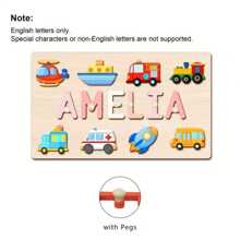 Customized Personalized Name Puzzle Board, Christmas Gift, Name Puzzle, First Birthday Gift, Unique Name Puzzle Board, Baby Boy Or Girl Early Education Toy, 3D Letter Puzzle Toy, Customized Baby Name