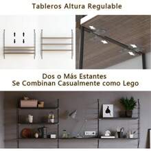 Estantes Flotantes de Pared, Repisas Flotantes para Decoración, Estanteria Flotante para Recamara, Dormitorio, Sala de Esta, Cocina, Oficina, Baño, Libros, Negra - Verde militar - Ver 5