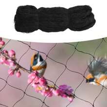 100*50 Ft Rectangular Shape Anti Bird Net Polyester Material Fruit/ Vegetable/ Flower/ Fish/ Animal Protecting Net Mesh Net For Garden/ Farm/ Pond/ Field - 黑色 - 查看 5