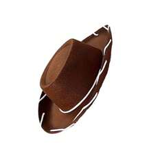 Small Size Western Cowboy Hat, Essential For Parties, Costume Parties, And Masquerades - Khaki - View 2