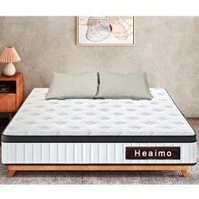 Colchón Matrimonial Memory Foam Mas Dos Almohadas Blanco - Blanco - Ver 2