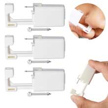 AVYRING 1/3/6Pcs Nose Piercing Gun Disposable Sterile Piercing Unit For Self Nose Piercing Bulit-In CZ Stainless Steel Nose Stud - Multicolor - View 12