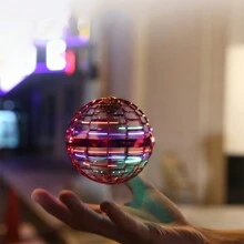 NetHong Pro Flying Ball Space Orb Magic Mini Drone UFO Boomerang Toy Gifts - Red - View 8