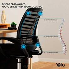 Siafu Silla Olu de Escritorio ergonómica Premium para Oficina - 1 - Ver 6