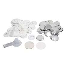 Máquina para hacer botones, 100 juegos, máquina para presionar botones con insignias para regalar a la familia, 25mm / 0.98in - Verde - Ver 10