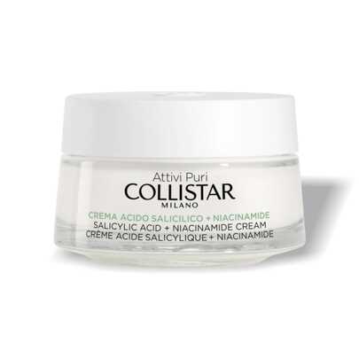 Collistar Active Pure Salicylic Acid + Niacinamide Cream 50 Ml