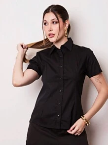 Women Blouses - màu đen - Xem 1