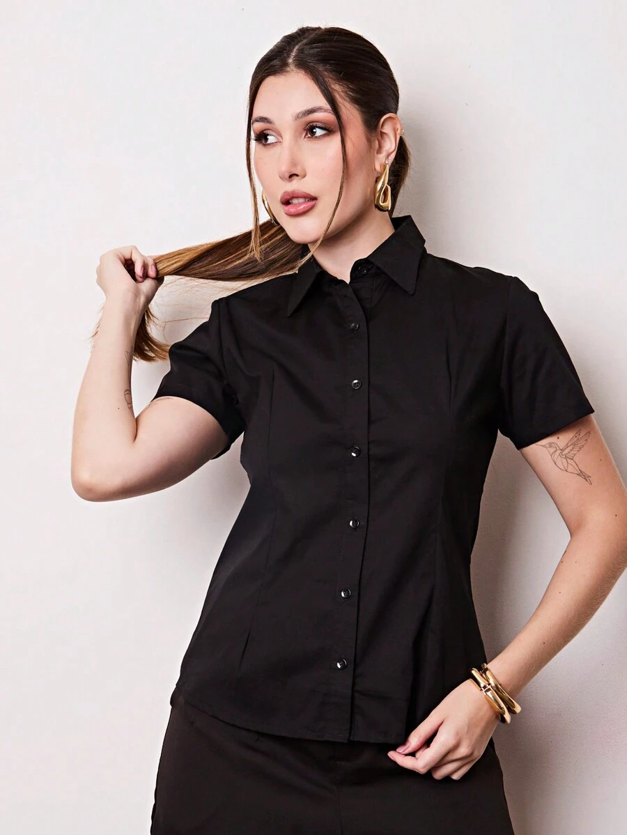 Women Blouses - màu đen - Xem 1